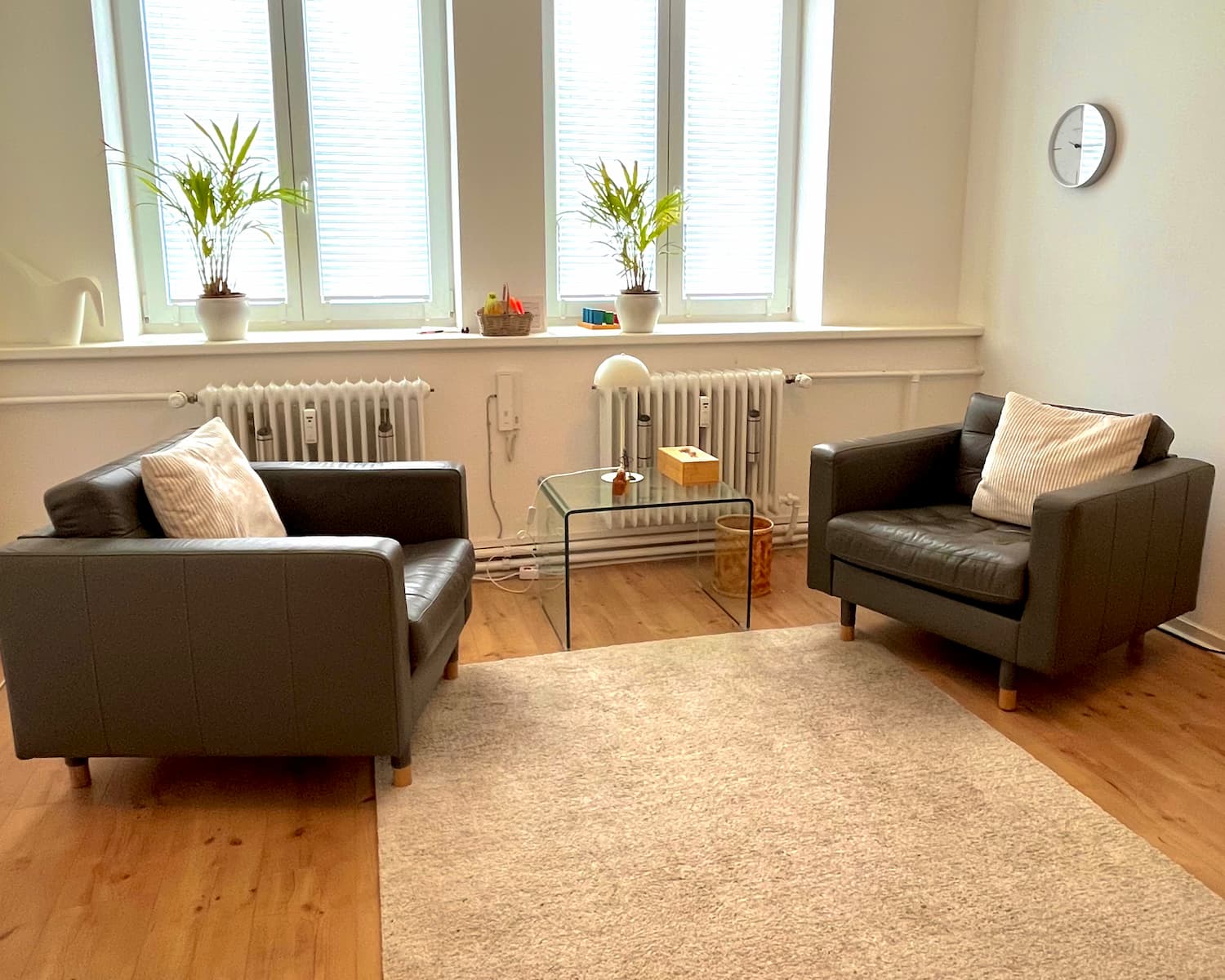 Therapieraum der Psychotherapie-Praxis in Lübeck